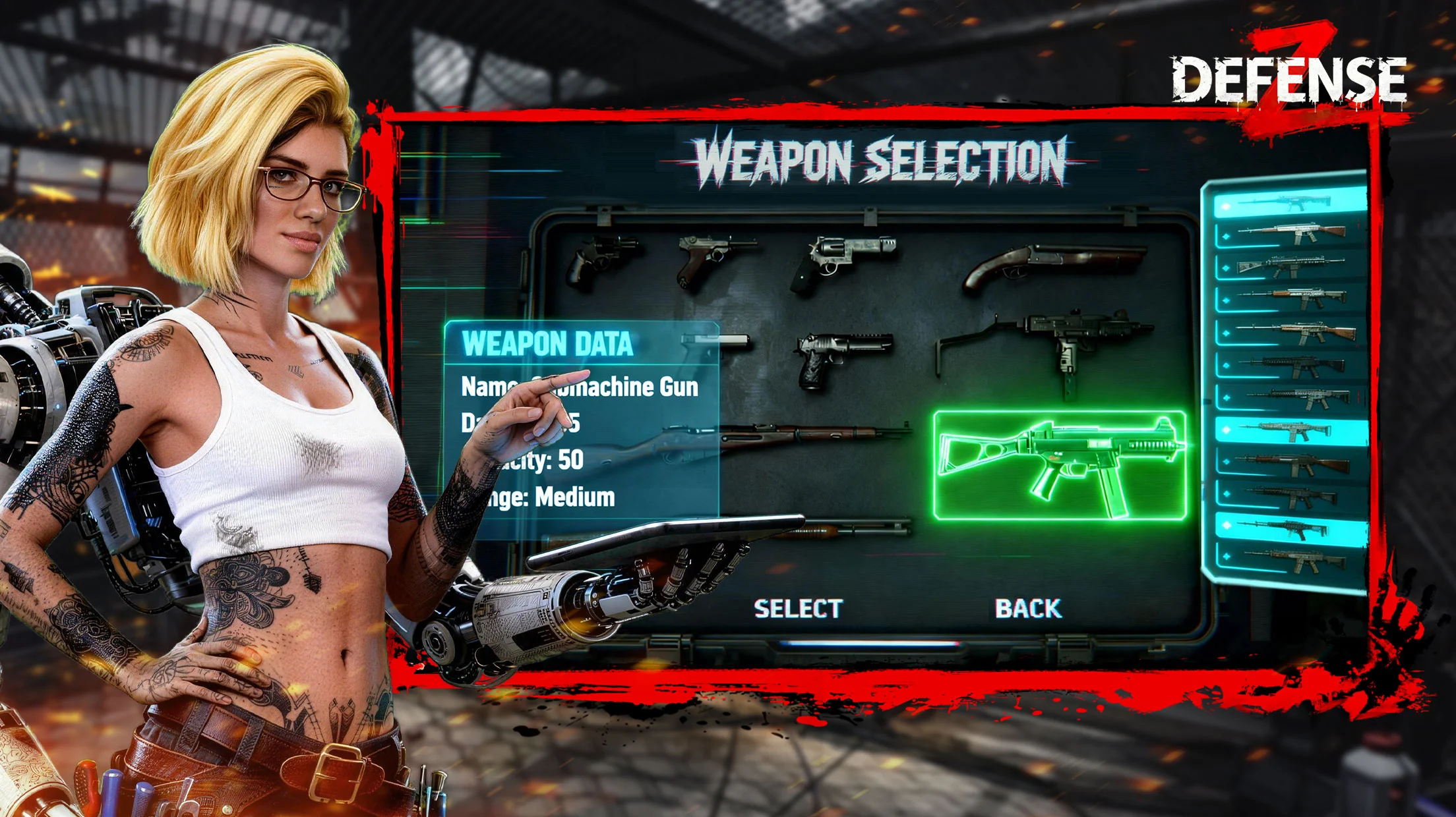 Defense Z Survival TD gameplay screenshot 2