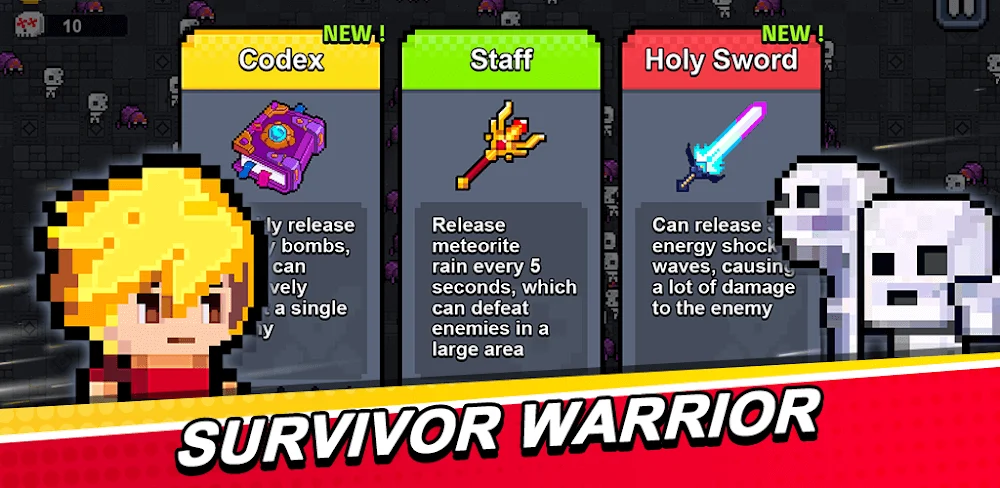 Capture d'écran de gameplay de Survivor Warrior 1