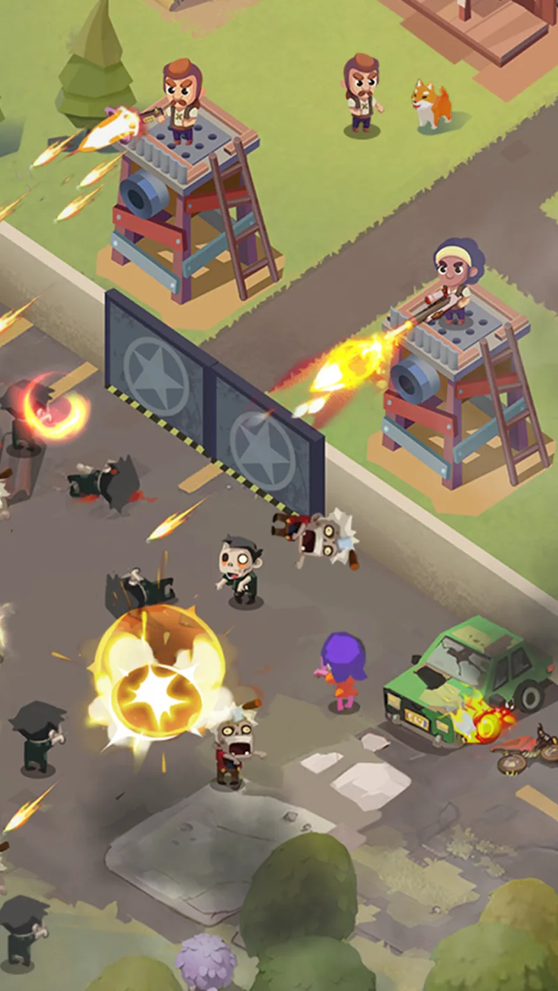 Capture d'écran de gameplay de Survivor Base 4