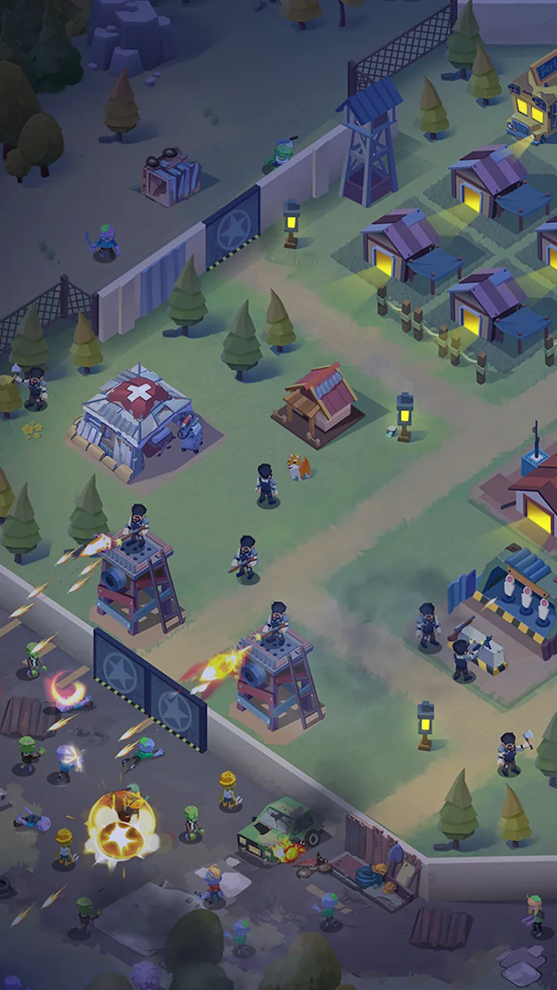Capture d'écran de gameplay de Survivor Base 3