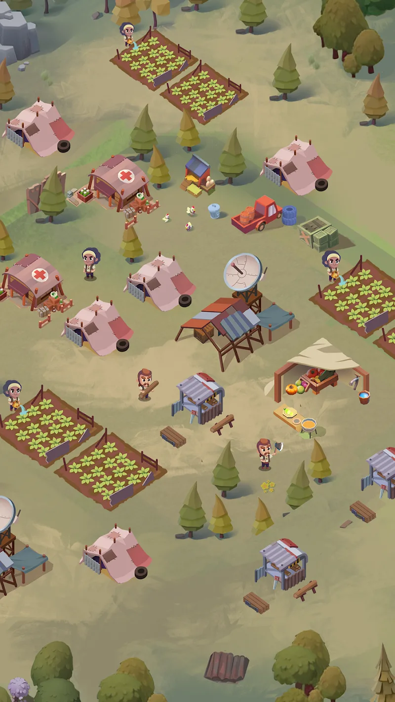 Capture d'écran de gameplay de Survivor Base 6
