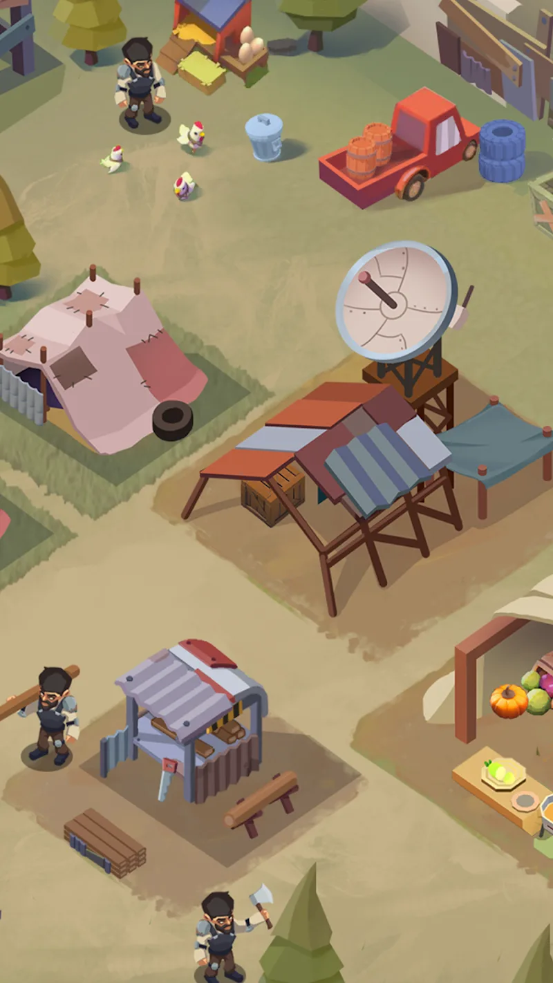 Capture d'écran de gameplay de Survivor Base 5