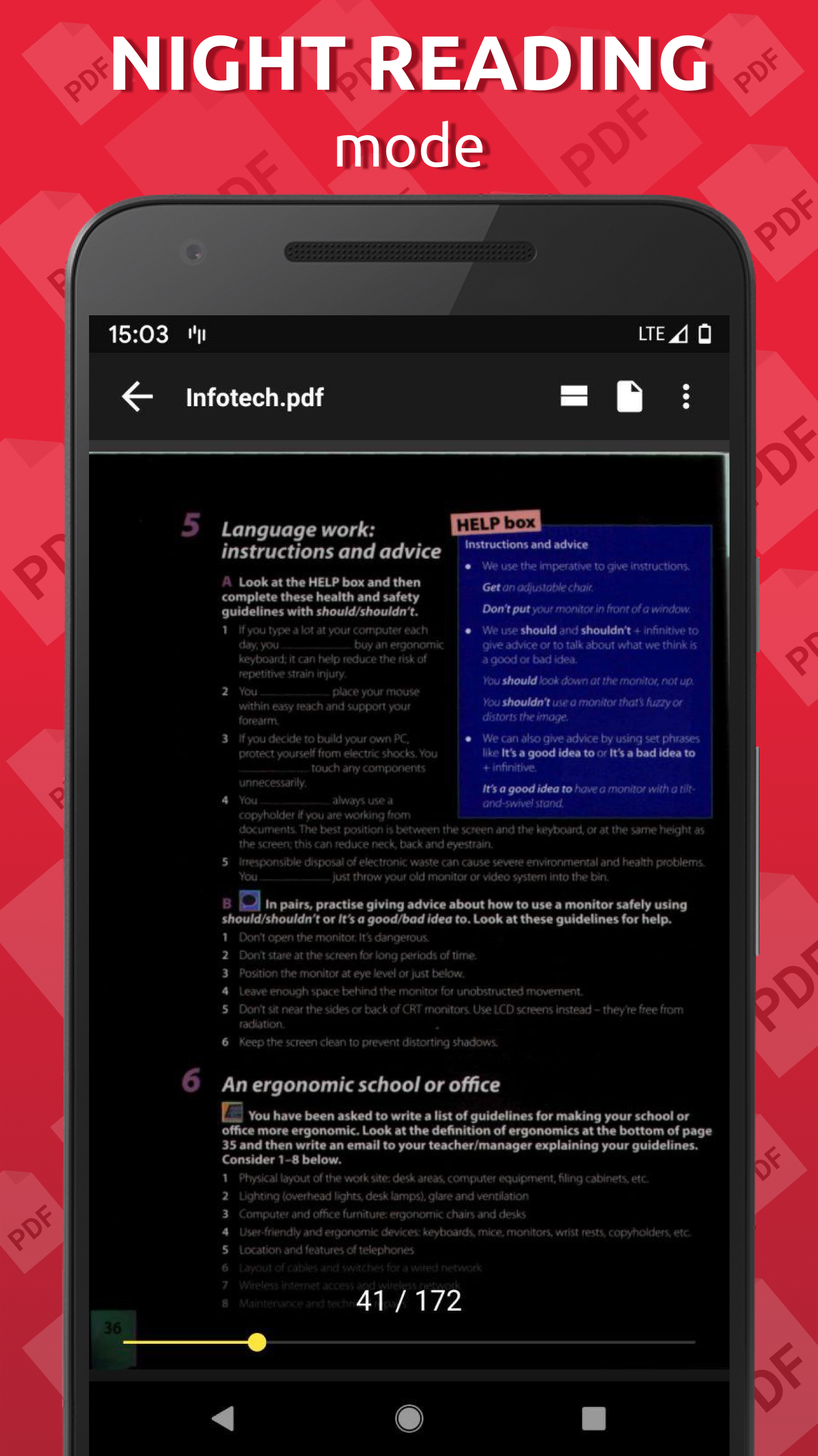 Capture d'écran Simple PDF Reader 1