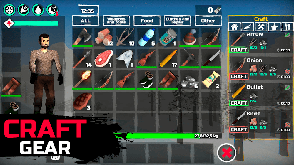 WinterCraft: Survival Forest gameplay screenshot 6