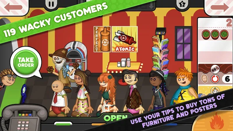 Papa's Wingeria To Go! gameplay preview 3