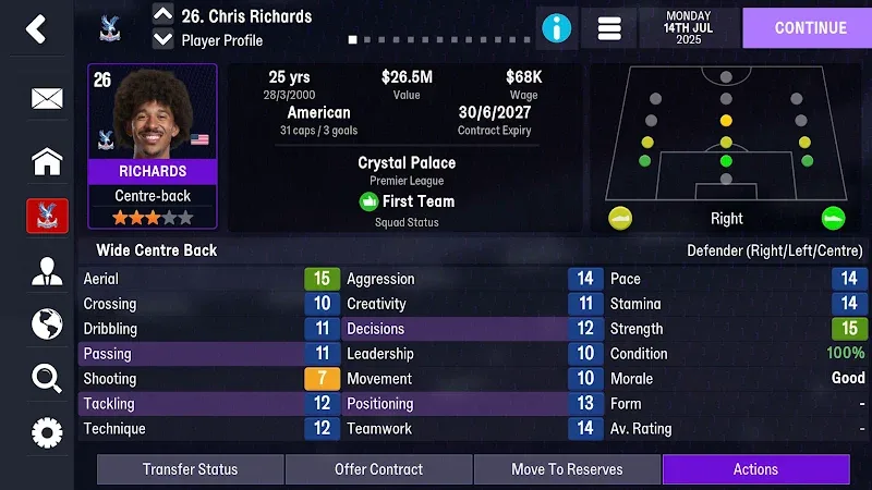 Aperçu du gameplay de Football Manager 26 Mobile 6