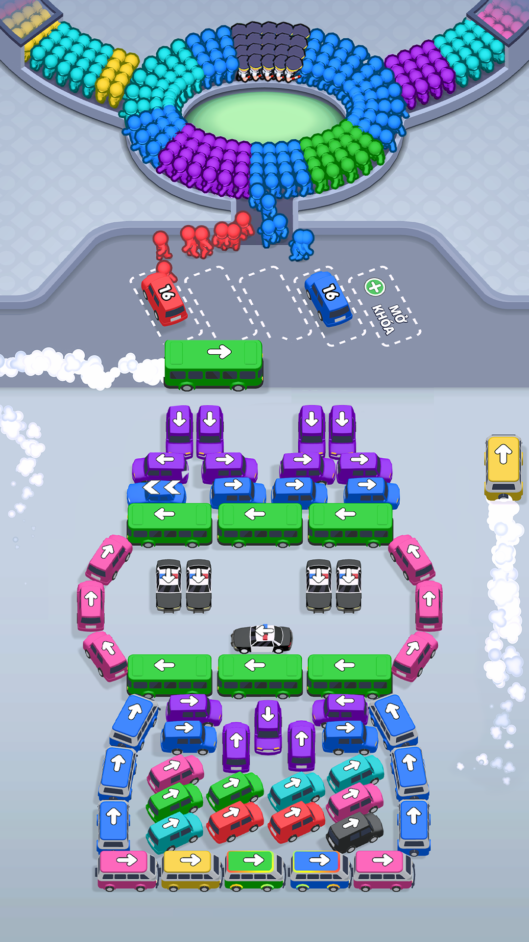 Capture d'écran 4 de Crowd Escape Bus Puzzle