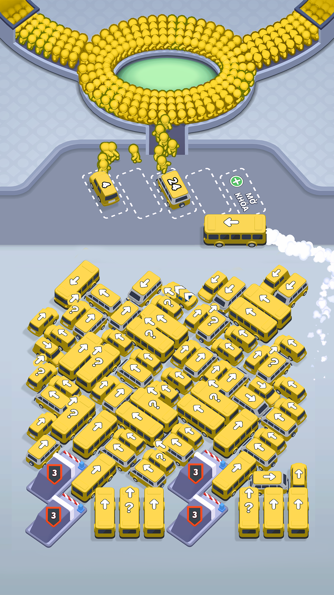 Capture d'écran 3 de Crowd Escape Bus Puzzle