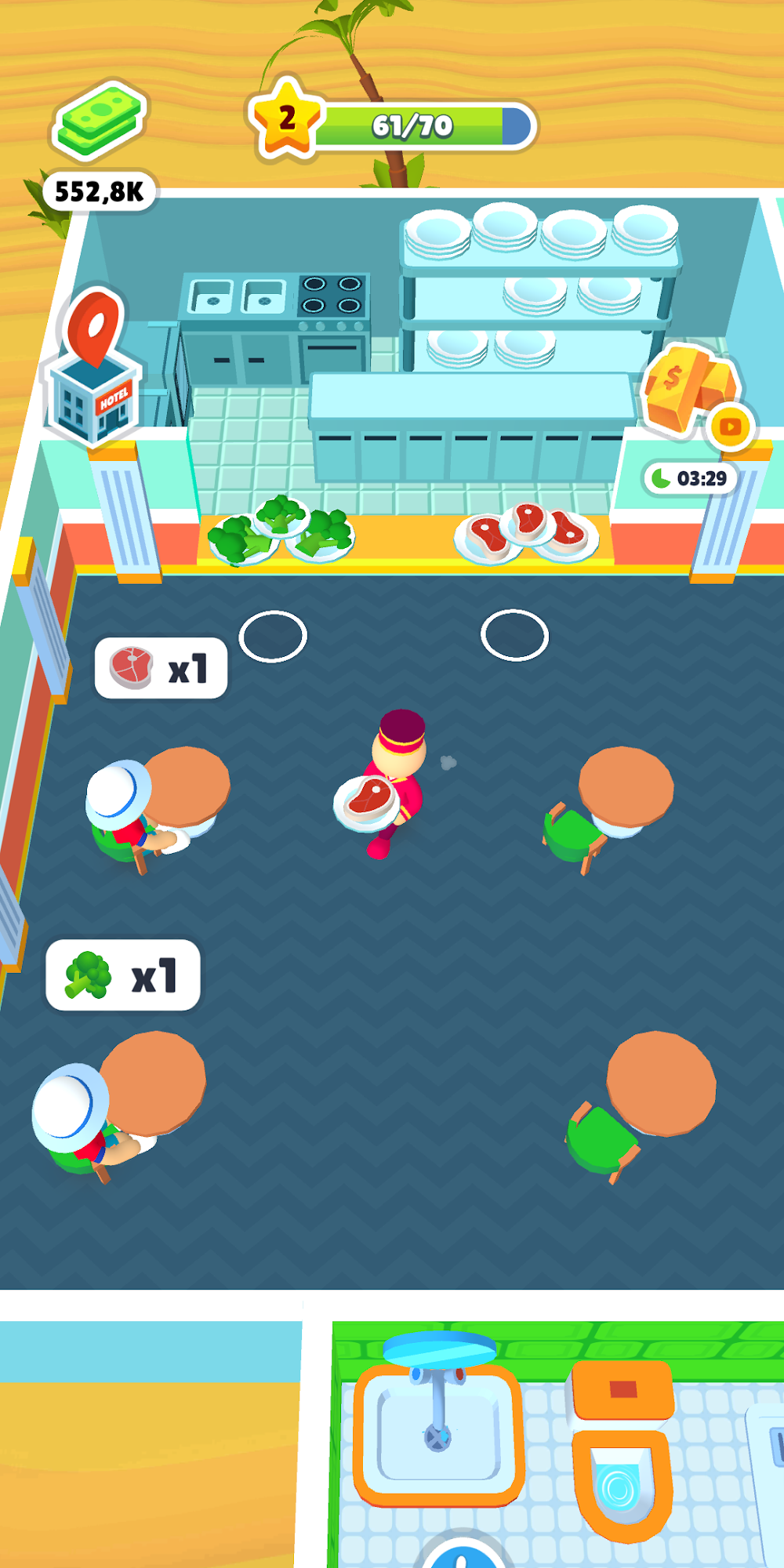 My Perfect Hotel gameplay screenshot 6