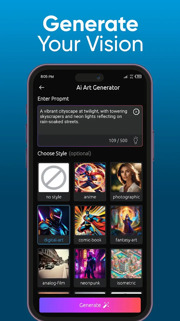 Deep AI interface screenshot 4
