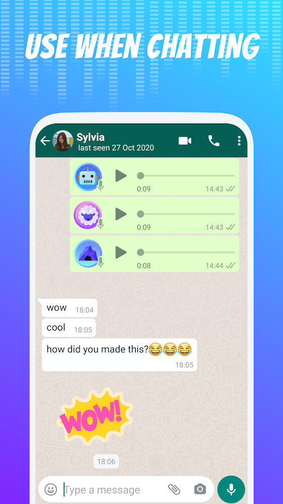 Voice Changer - Voice Effects app preview 5