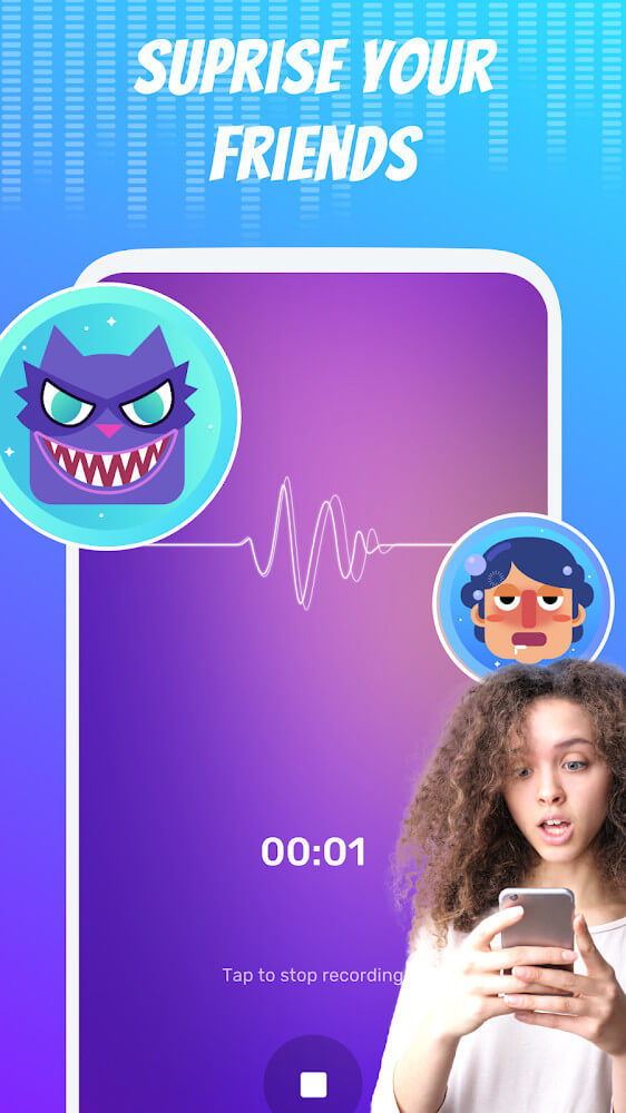 Voice Changer - Voice Effects app preview 4