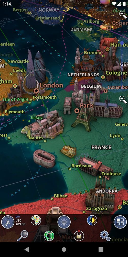Capture d'écran 3 Earth 3D - World Atlas
