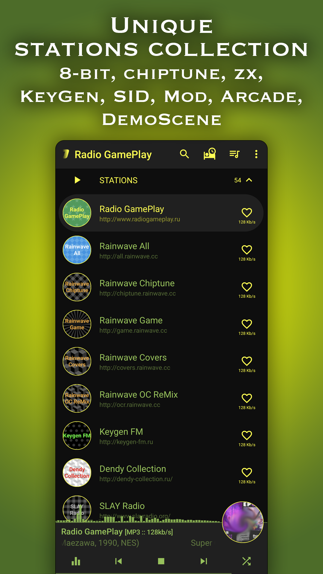 Capture d'écran 5 de Retro Games music radio