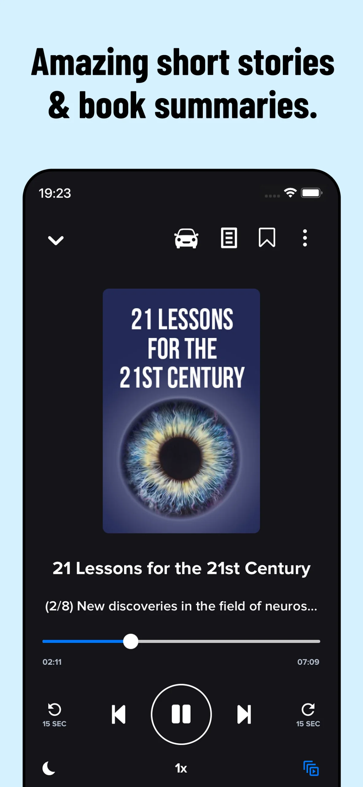 Capture d'écran de présentation 3 de Fabula: Audiobook Summaries