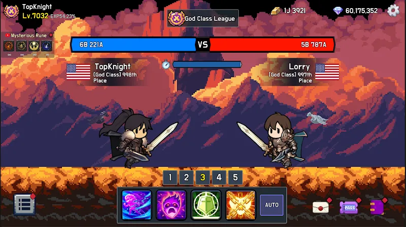 Capture d'écran Strongest Knight: Idle PVP 3
