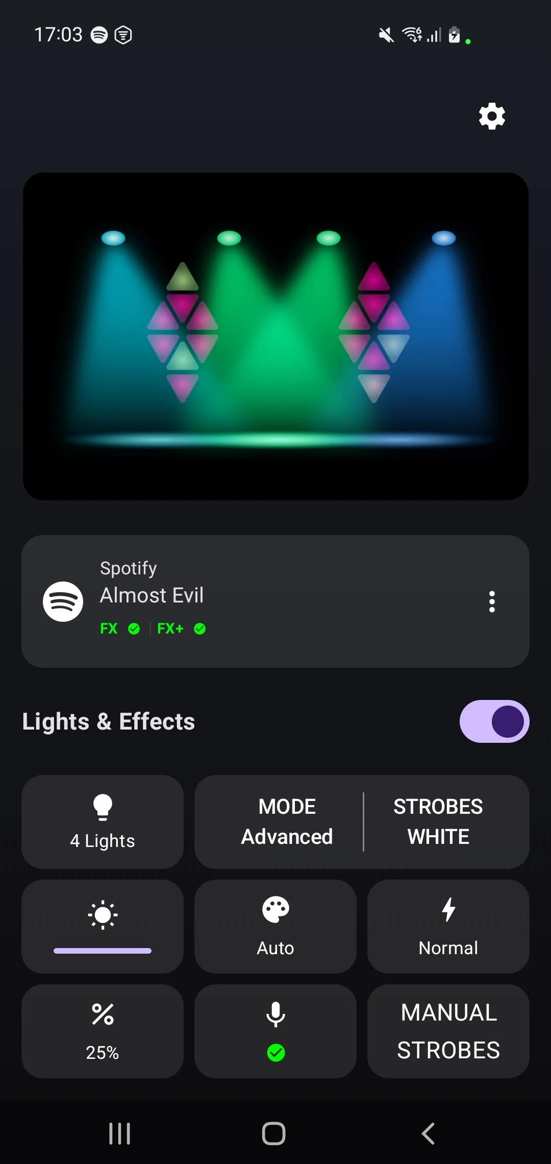 Aperçu 1 de l'application iLightShow for Hue & LIFX
