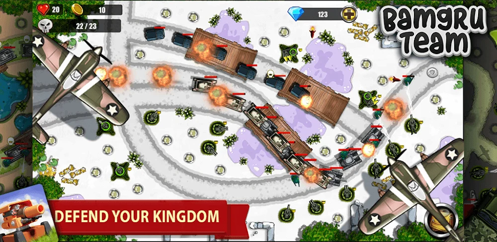 Capture d'écran 1 de TD - War Strategy Game