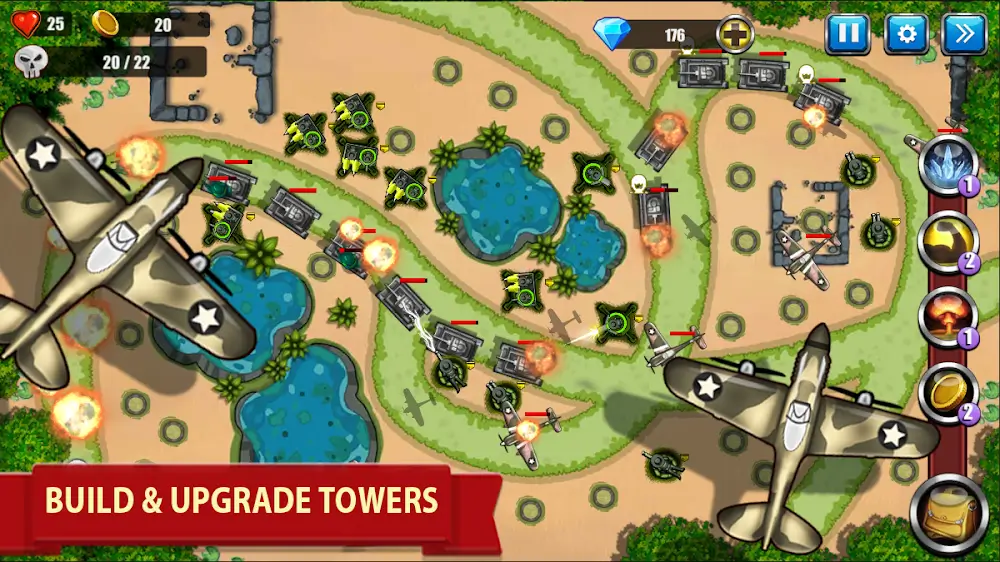 Capture d'écran 2 de TD - War Strategy Game
