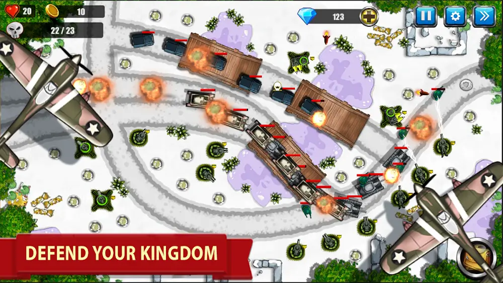 Capture d'écran 3 de TD - War Strategy Game