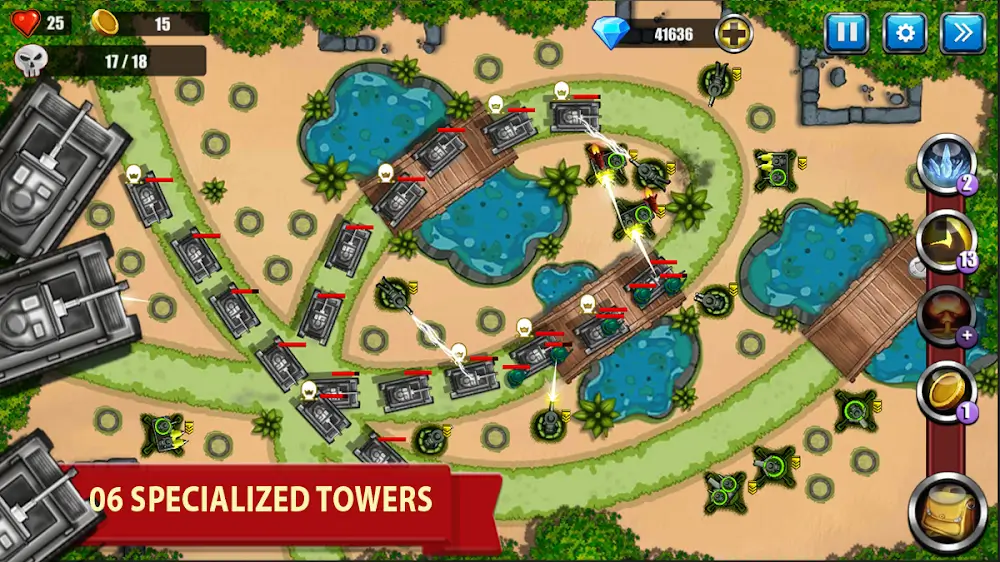 Capture d'écran 4 de TD - War Strategy Game