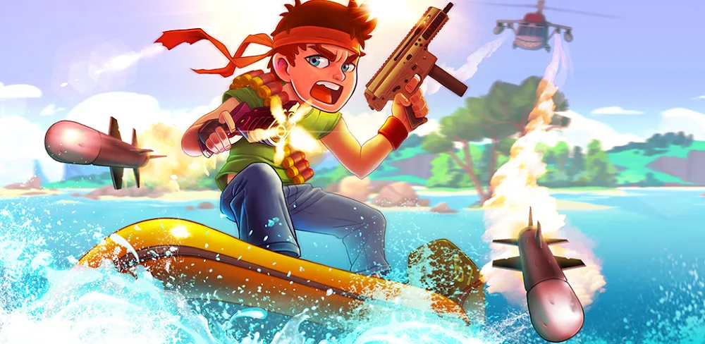 Ramboat: Offline Action Game gameplay screenshot 1