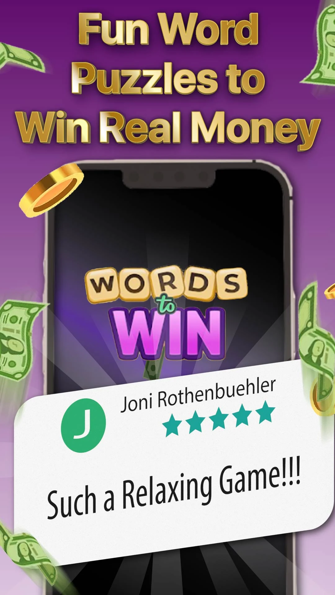 Words to Win: Real Money Games capture d'écran 3