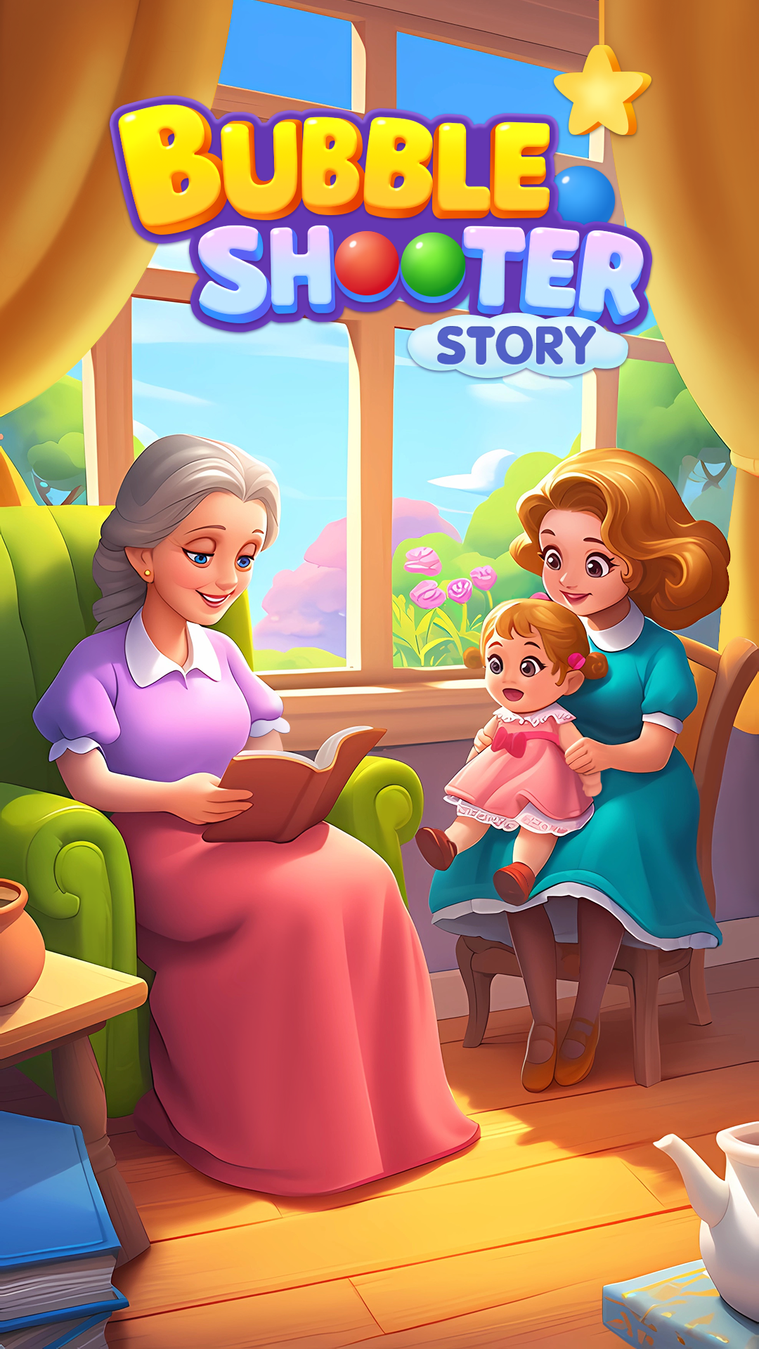 Aperçu du gameplay de Bubble Shooter Story 5