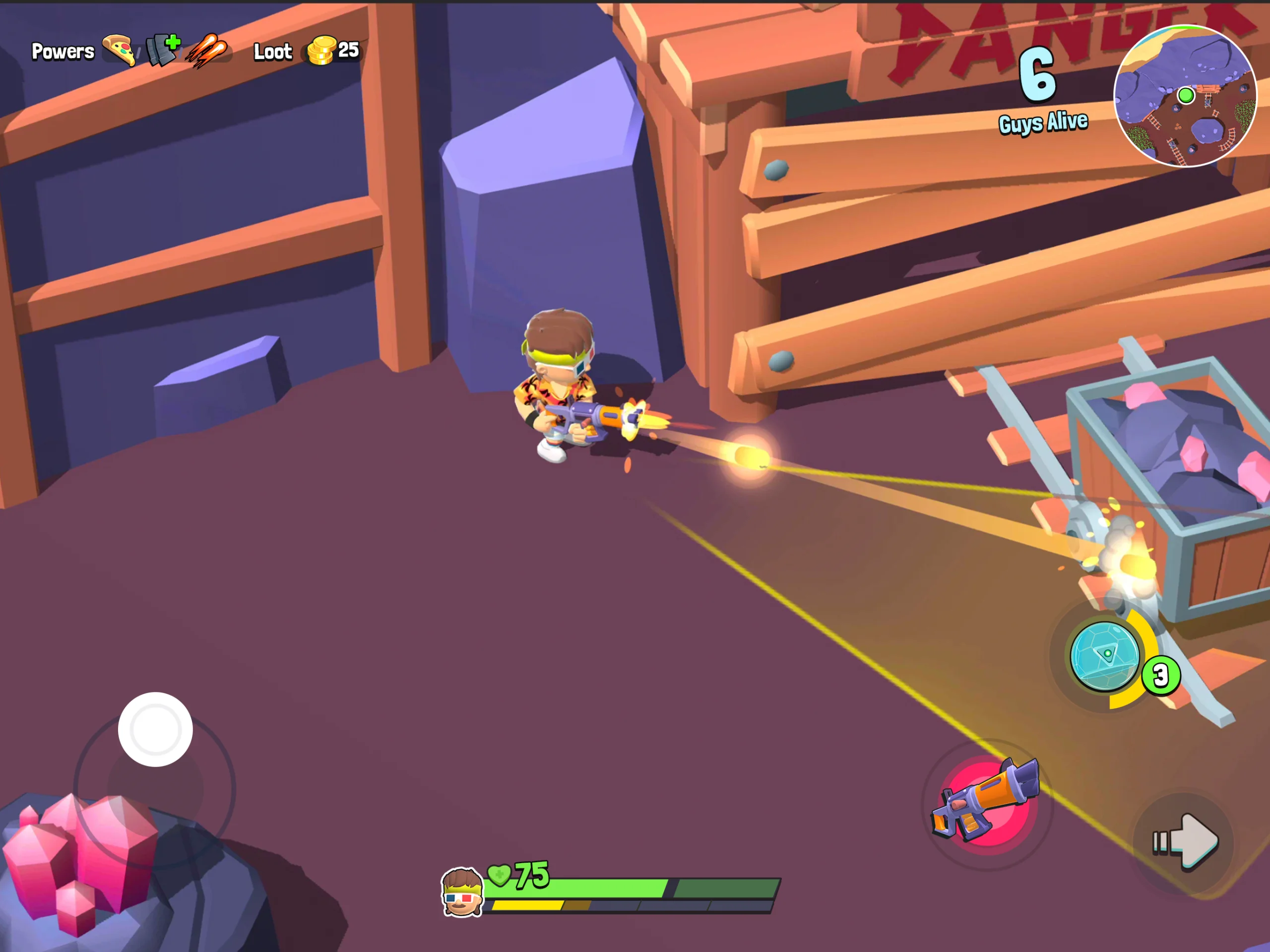 Capture d'écran de gameplay 5 de Battle Guys : Royale