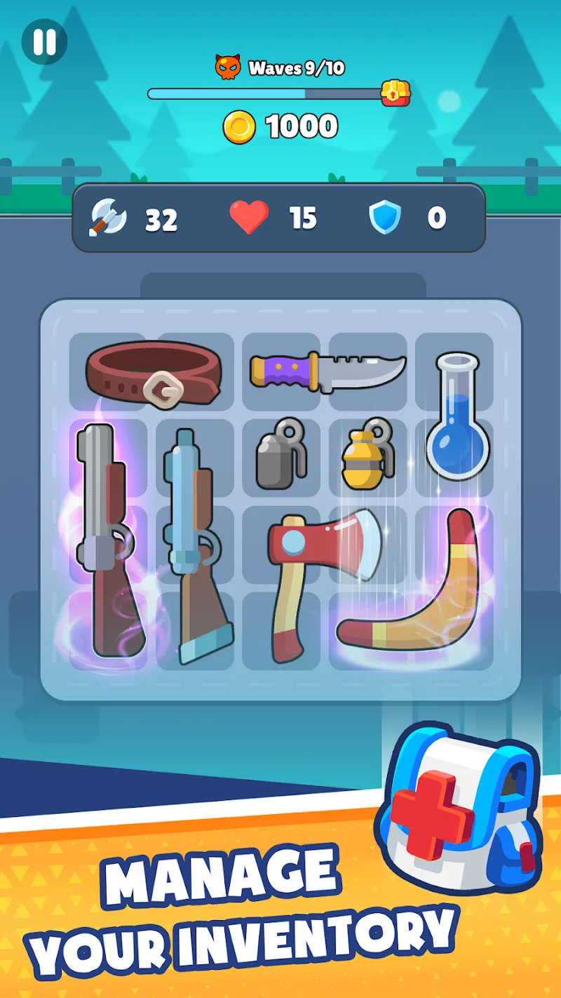 Backpack Hero: Merge - Weapon screenshot 2