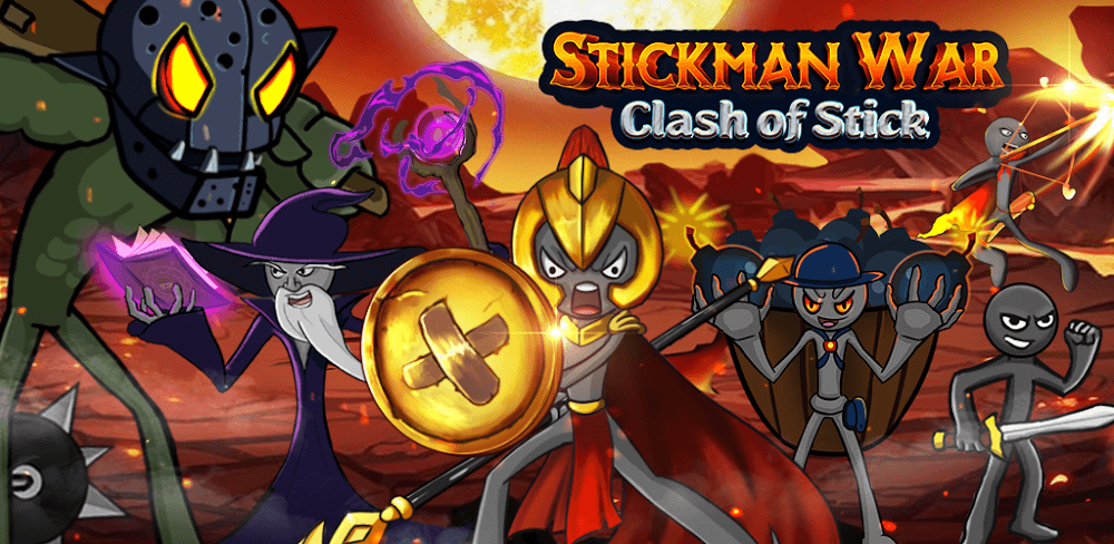 Capture d'écran de gameplay Stickman War: Clash of Stick 1