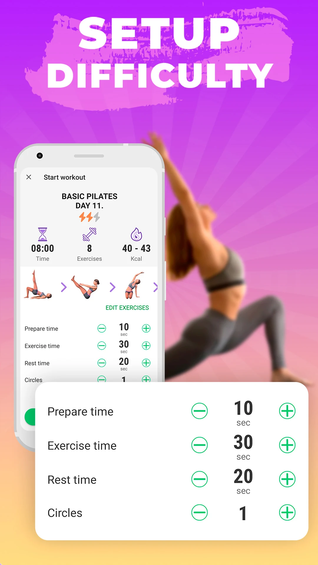 Capture d'écran aperçu Pilates Workout & Exercises 5