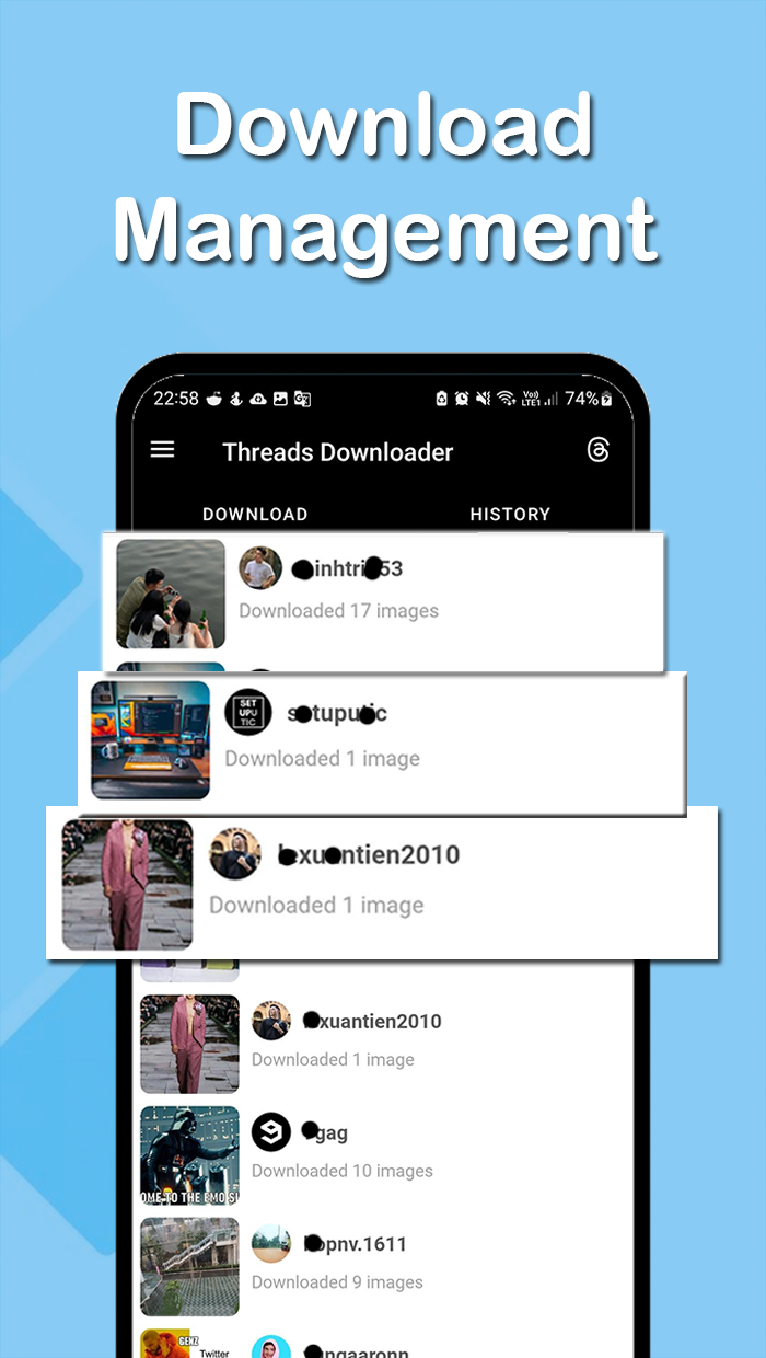 Capture d'écran 2 de Video Downloader for Thread