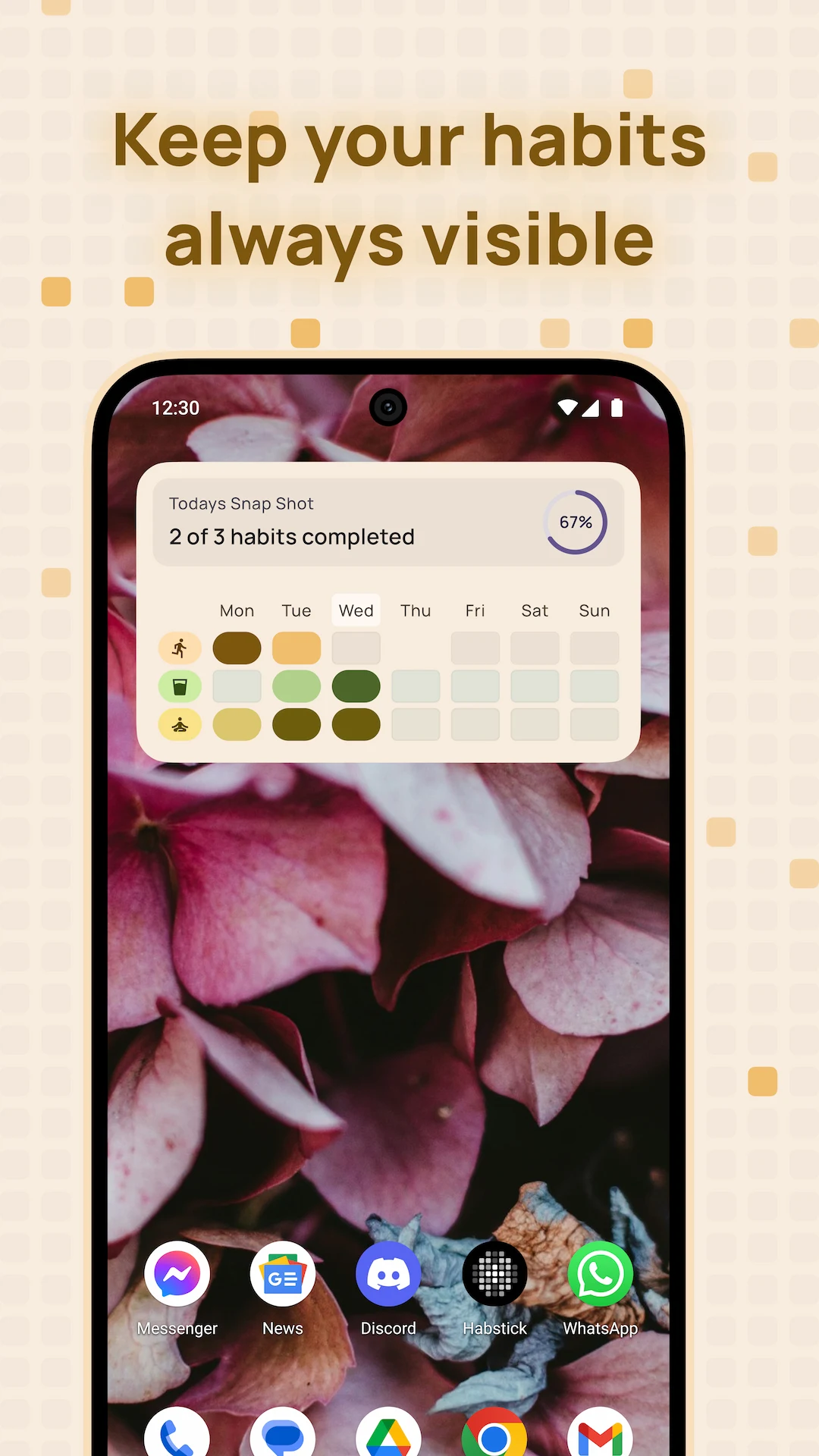Habstick – Daily Habit Tracker capture d'écran 1