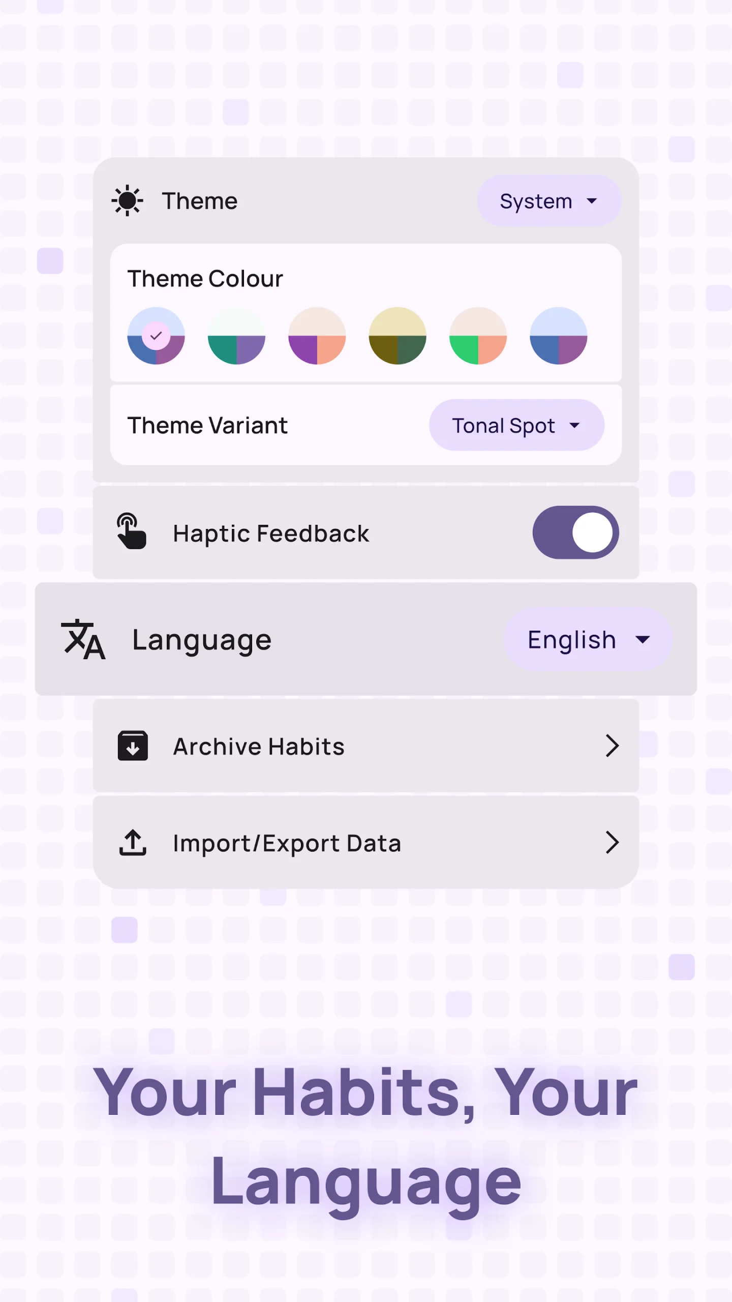 Habstick – Daily Habit Tracker aperçu de l'application 4