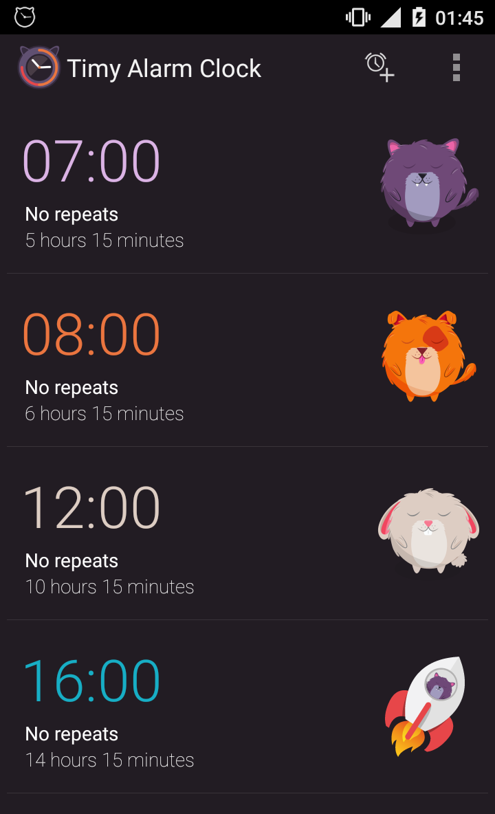 Capture d'écran de prévisualisation de l'horloge 1