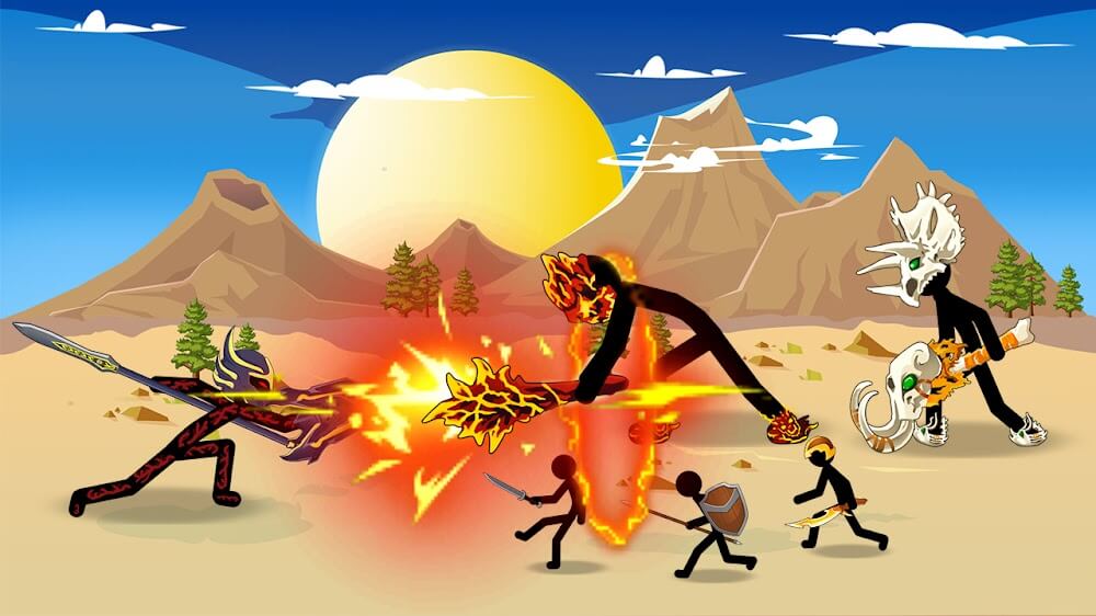 Stickman Legacy: Giant War capture d'écran 2