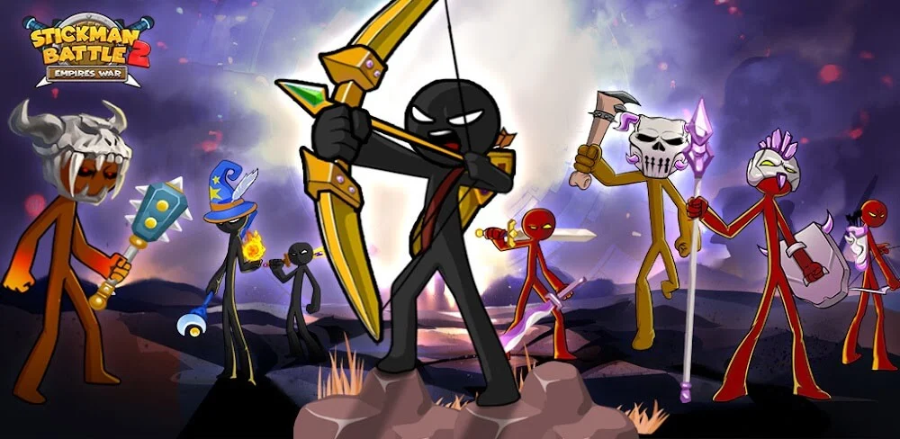 Capture d'écran de gameplay Stickman Battle 2 1
