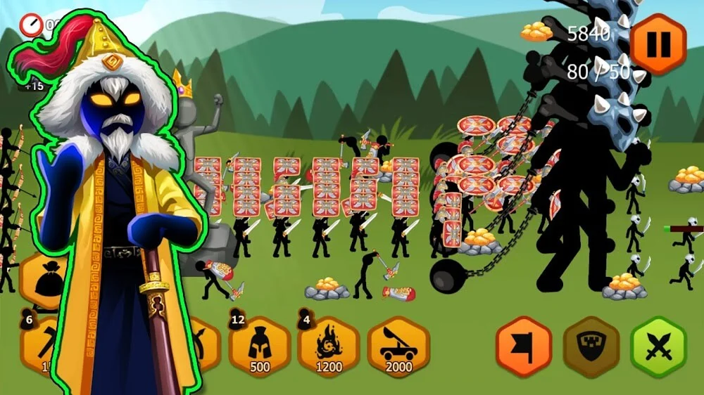 Capture d'écran de gameplay Stickman Battle 2 6