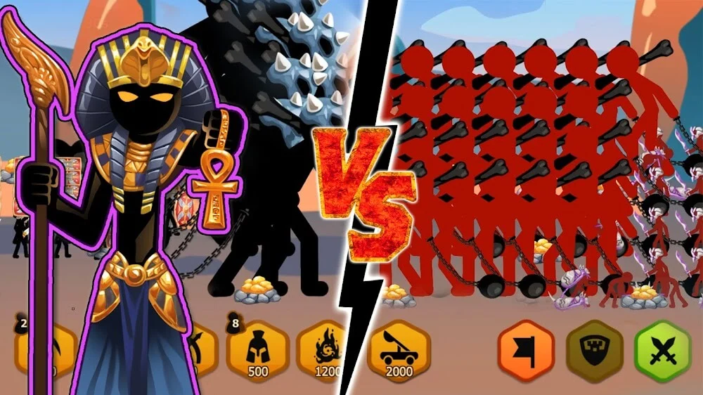 Capture d'écran de gameplay Stickman Battle 2 4
