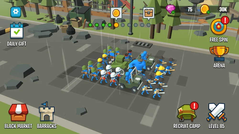 Stick Army : World War Strategy capture d'écran du gameplay 5