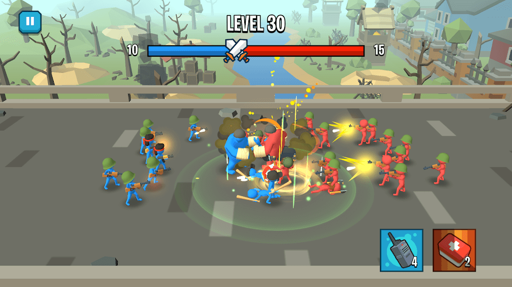 Stick Army : World War Strategy capture d'écran du gameplay 3