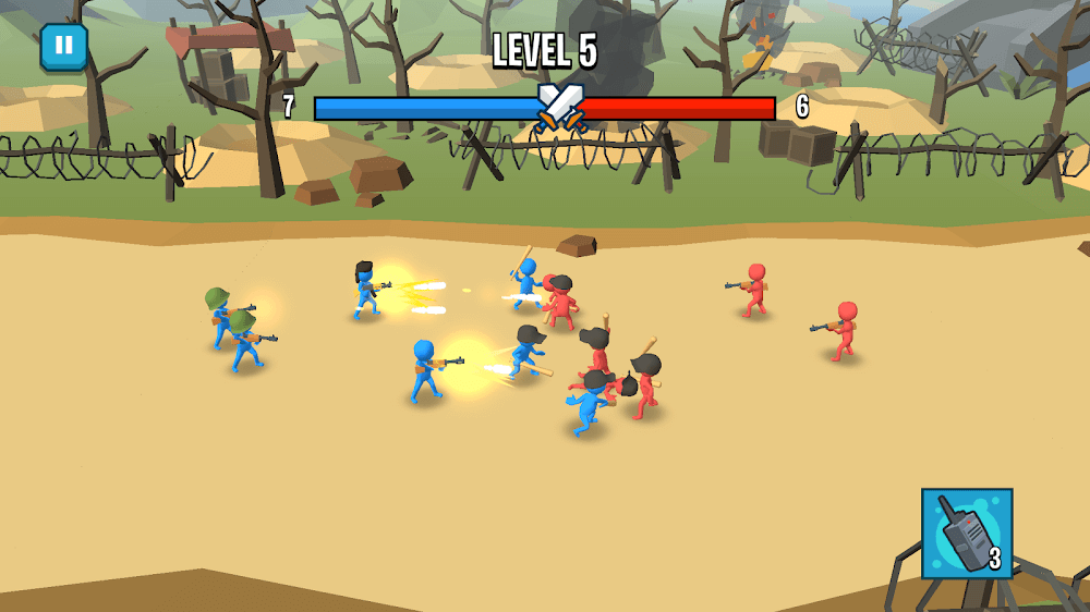 Stick Army : World War Strategy capture d'écran du gameplay 2