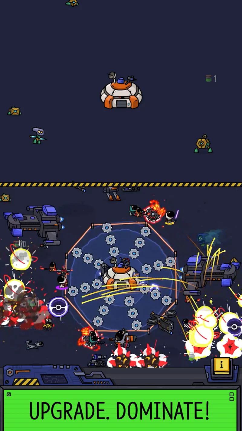 SpaceXYZ MOD APK: Idle Tower Defense Capture d'écran 3