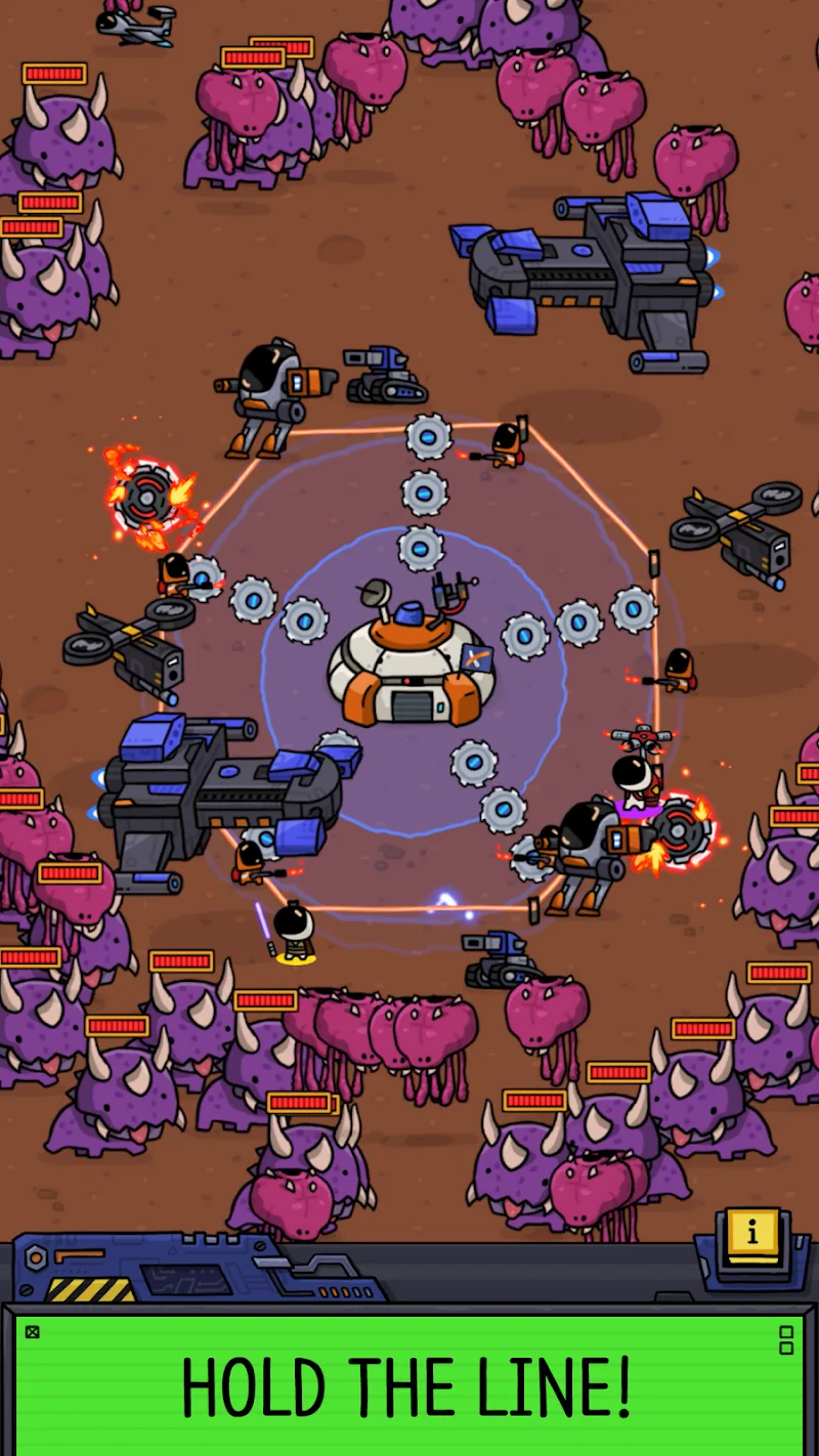 SpaceXYZ MOD APK: Idle Tower Defense Capture d'écran 2