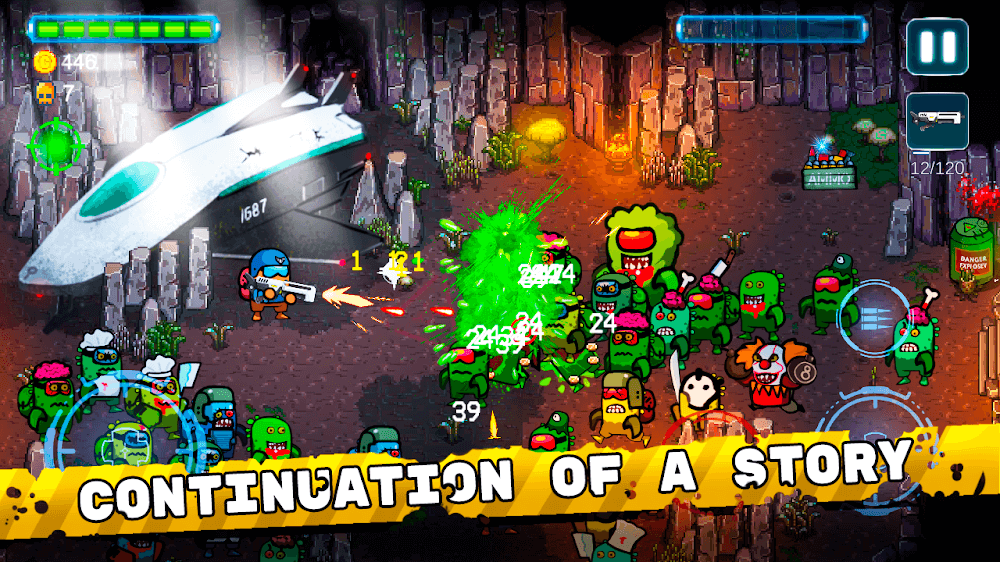 Capture d'écran 3 de Space Zombie Shooter: Survival