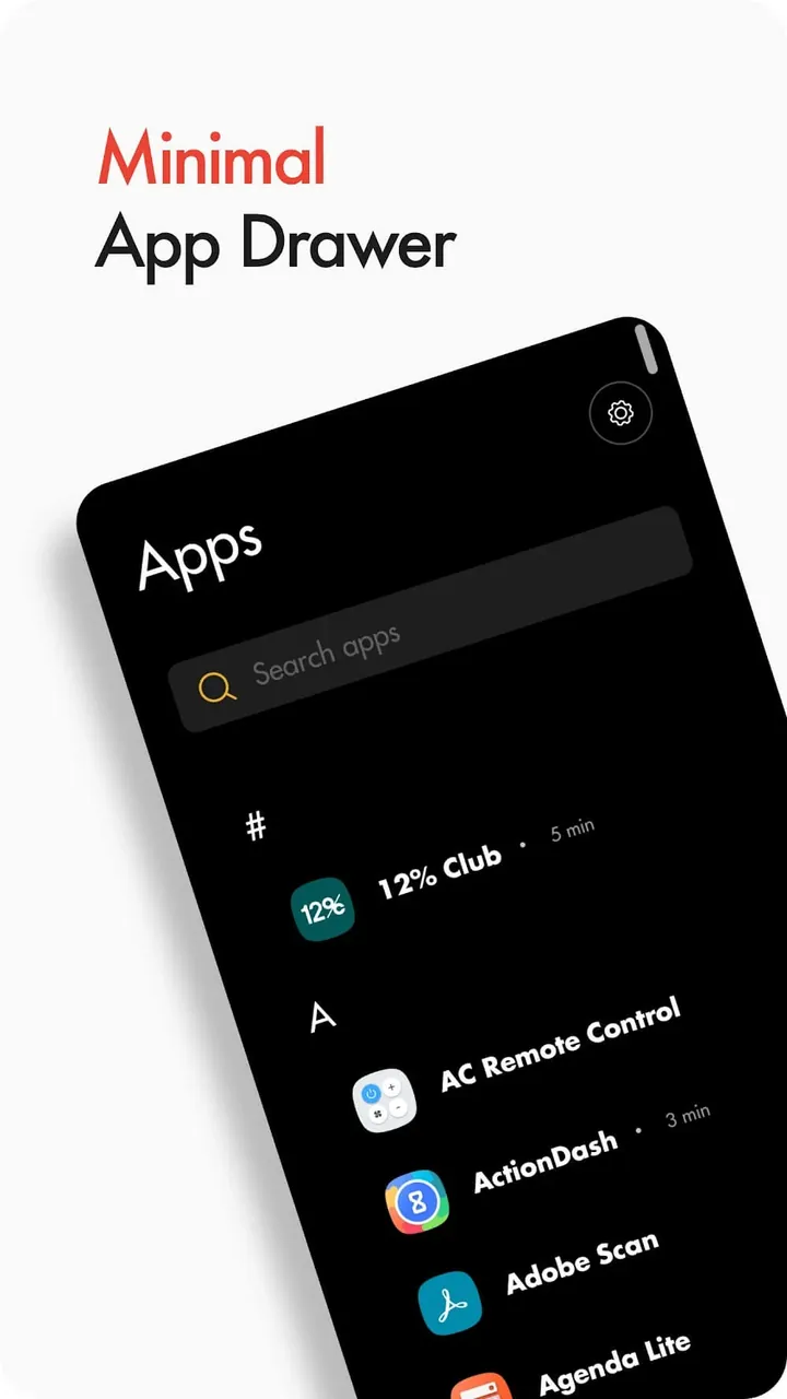 Flow Minimalist Launcher app preview 5