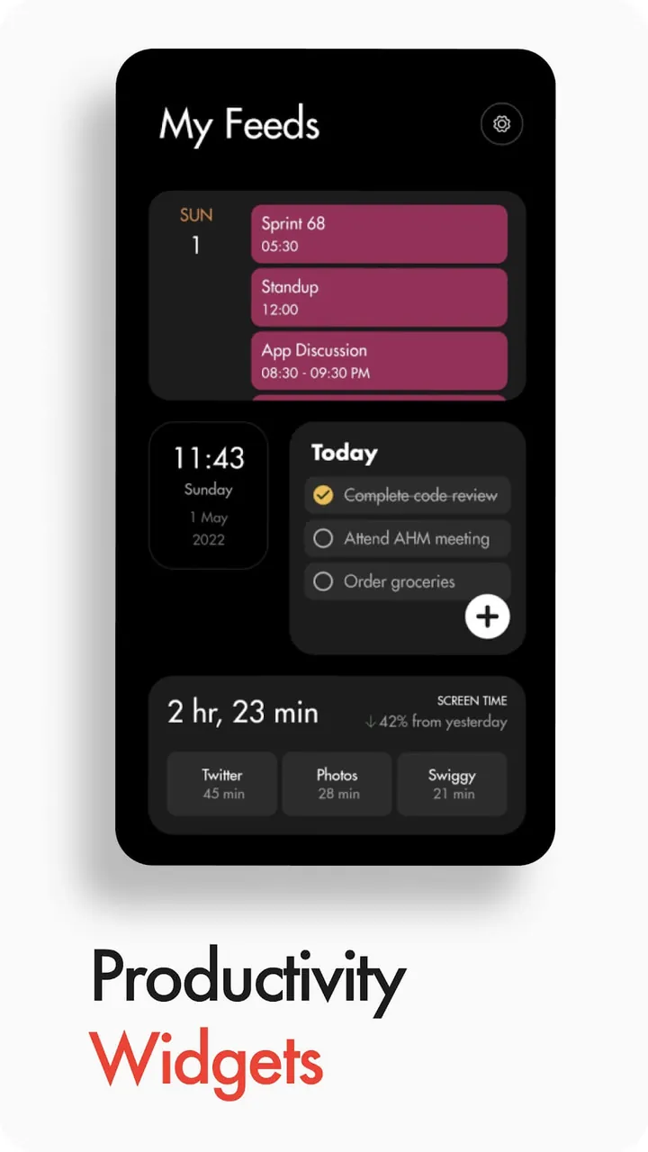Flow Minimalist Launcher app preview 6