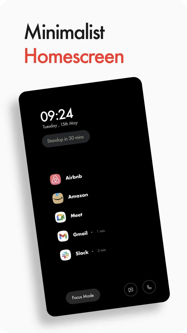 Flow Minimalist Launcher app preview 7