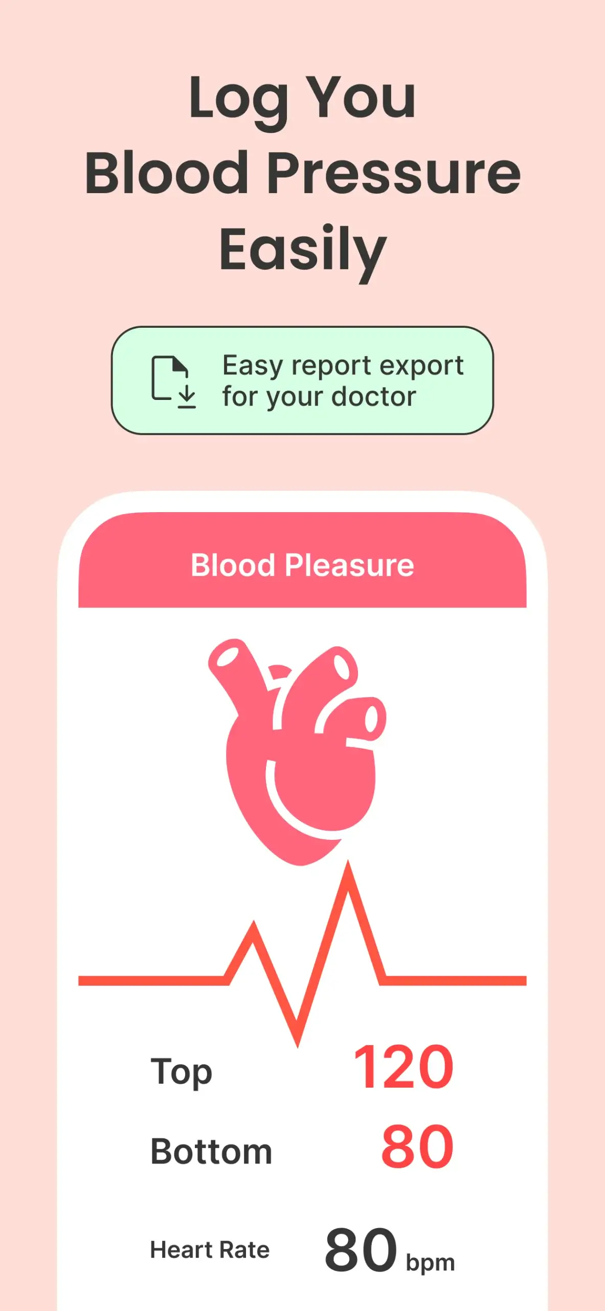 Capture d'écran 2 de Blood Pressure & BP Tracker